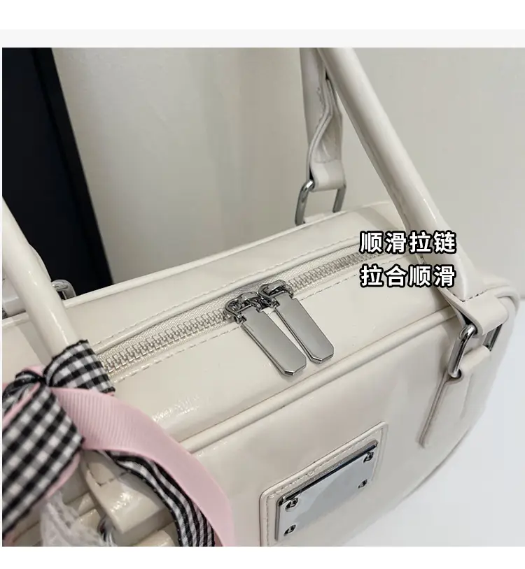 Pink Crossbody Bag with Ribbon for Women 2026 — feature 4
