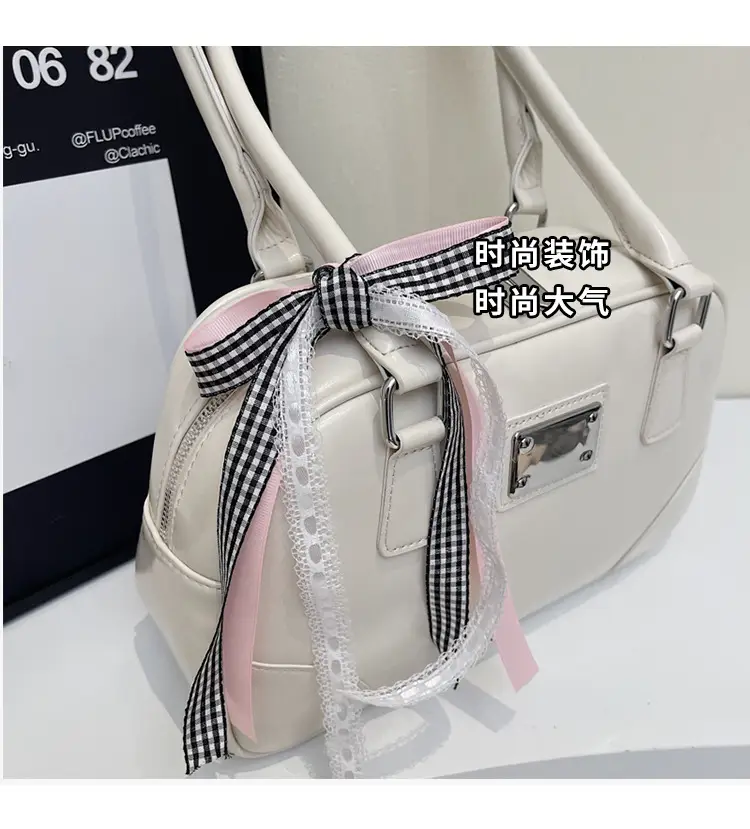 Pink Crossbody Bag with Ribbon for Women 2026 — feature 7