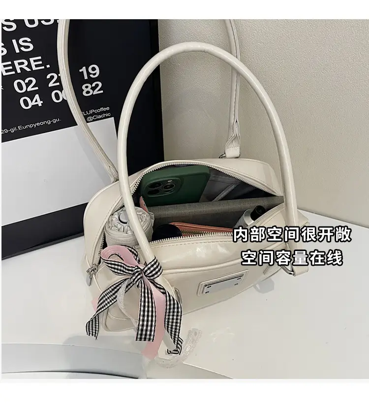 Pink Crossbody Bag with Ribbon for Women 2026 — feature 8