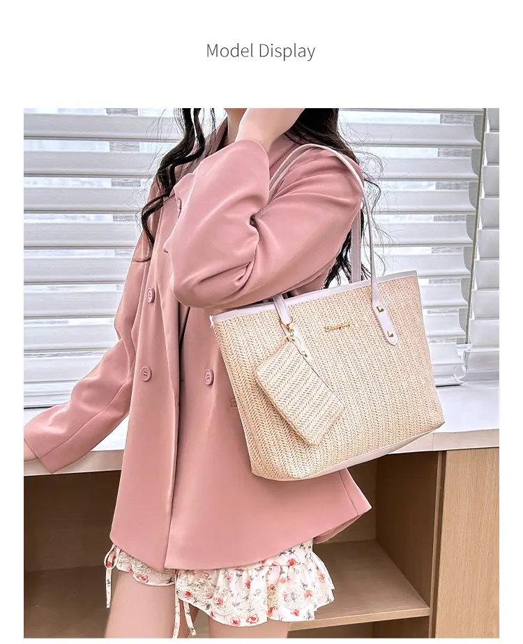Spring Straw Woven Commuter Bag Large Capacity 2025 — feature 13