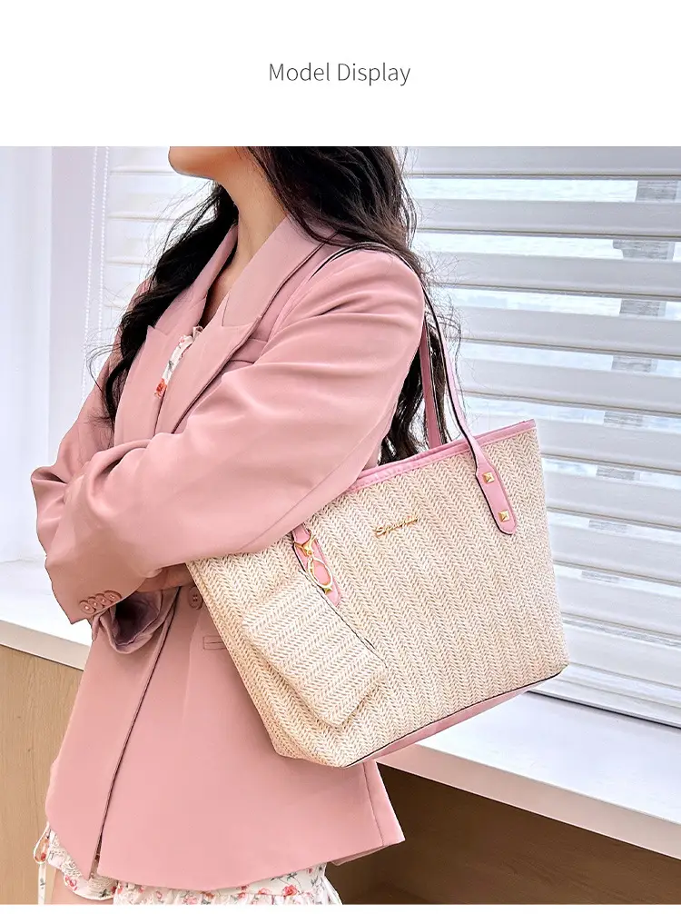 Spring Straw Woven Commuter Bag Large Capacity 2025 — feature 15