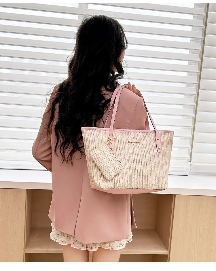 Spring Straw Woven Commuter Bag Large Capacity 2025 — feature 16