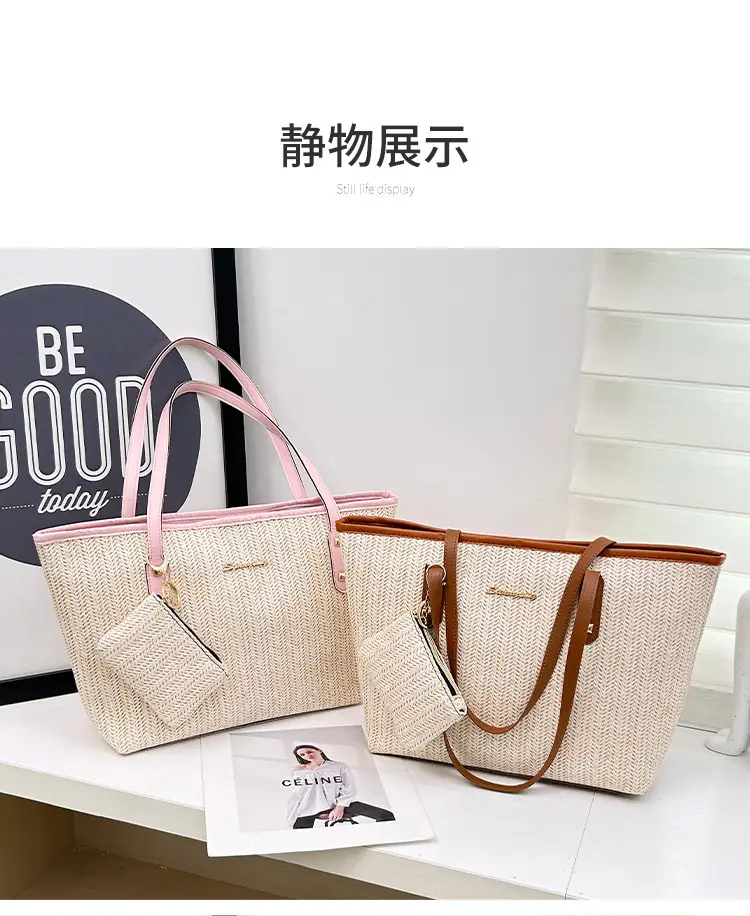 Spring Straw Woven Commuter Bag Large Capacity 2025 — feature 19