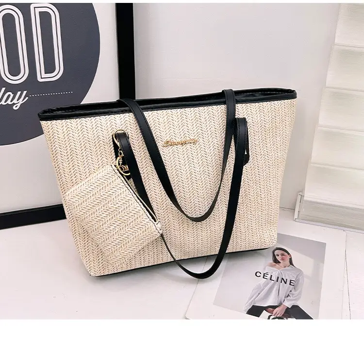 Spring Straw Woven Commuter Bag Large Capacity 2025 — feature 21