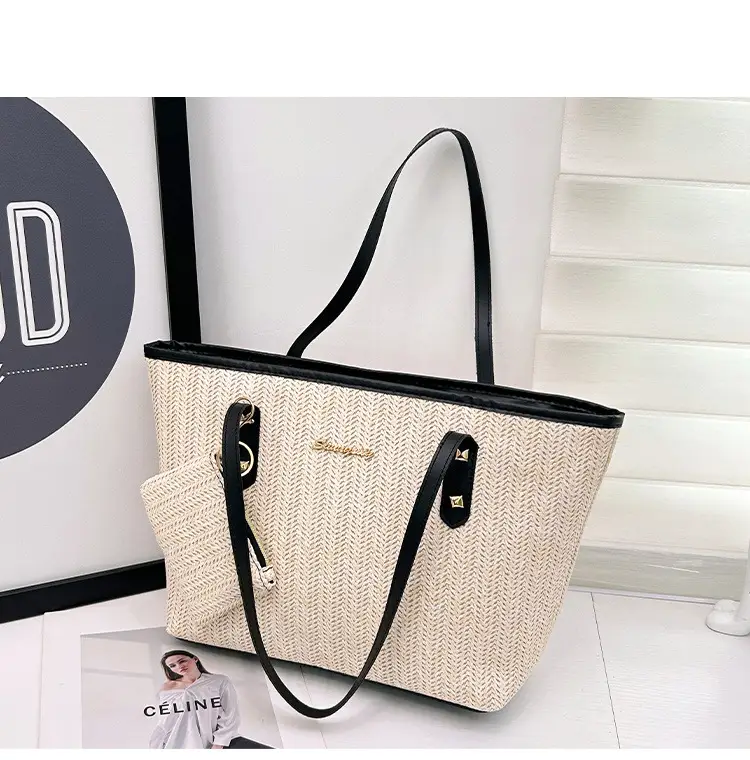 Spring Straw Woven Commuter Bag Large Capacity 2025 — feature 23