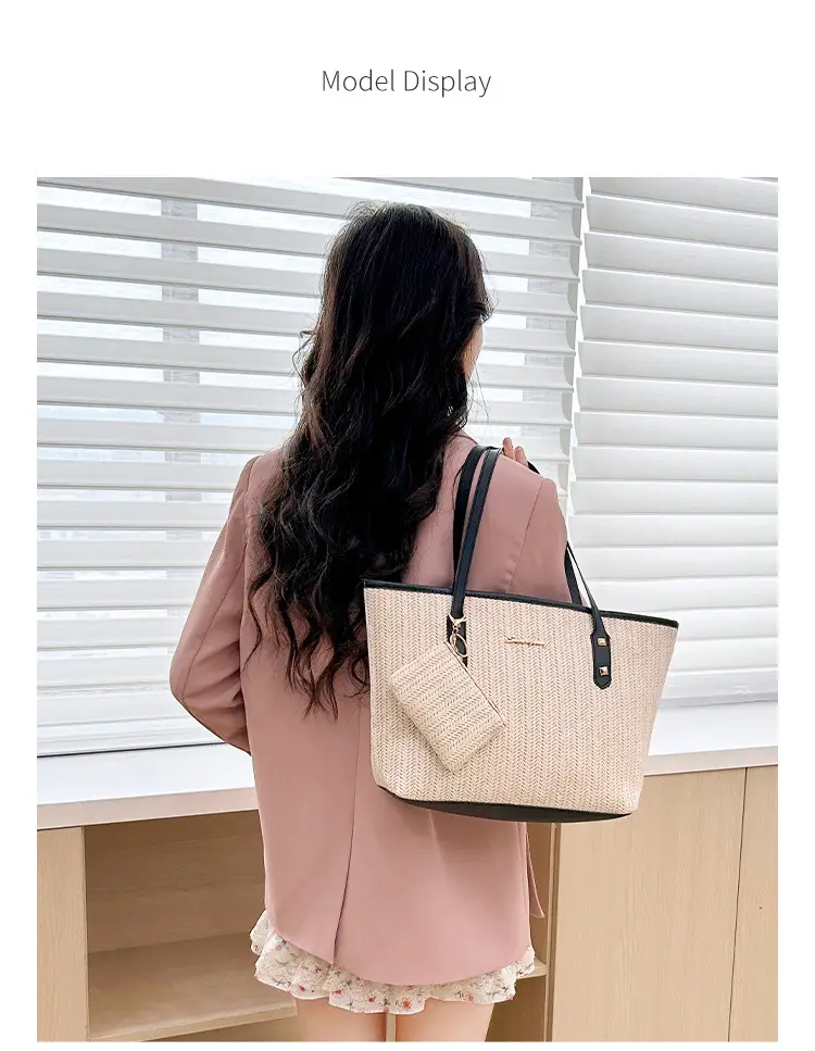 Spring Straw Woven Commuter Bag Large Capacity 2025 — feature 9