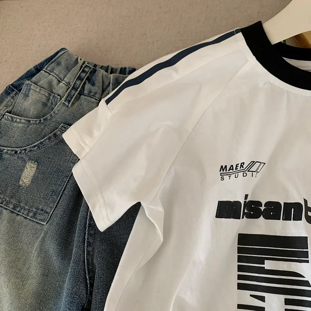 Boys White 2025 Ball T-Shirt Short Sleeve — feature 8