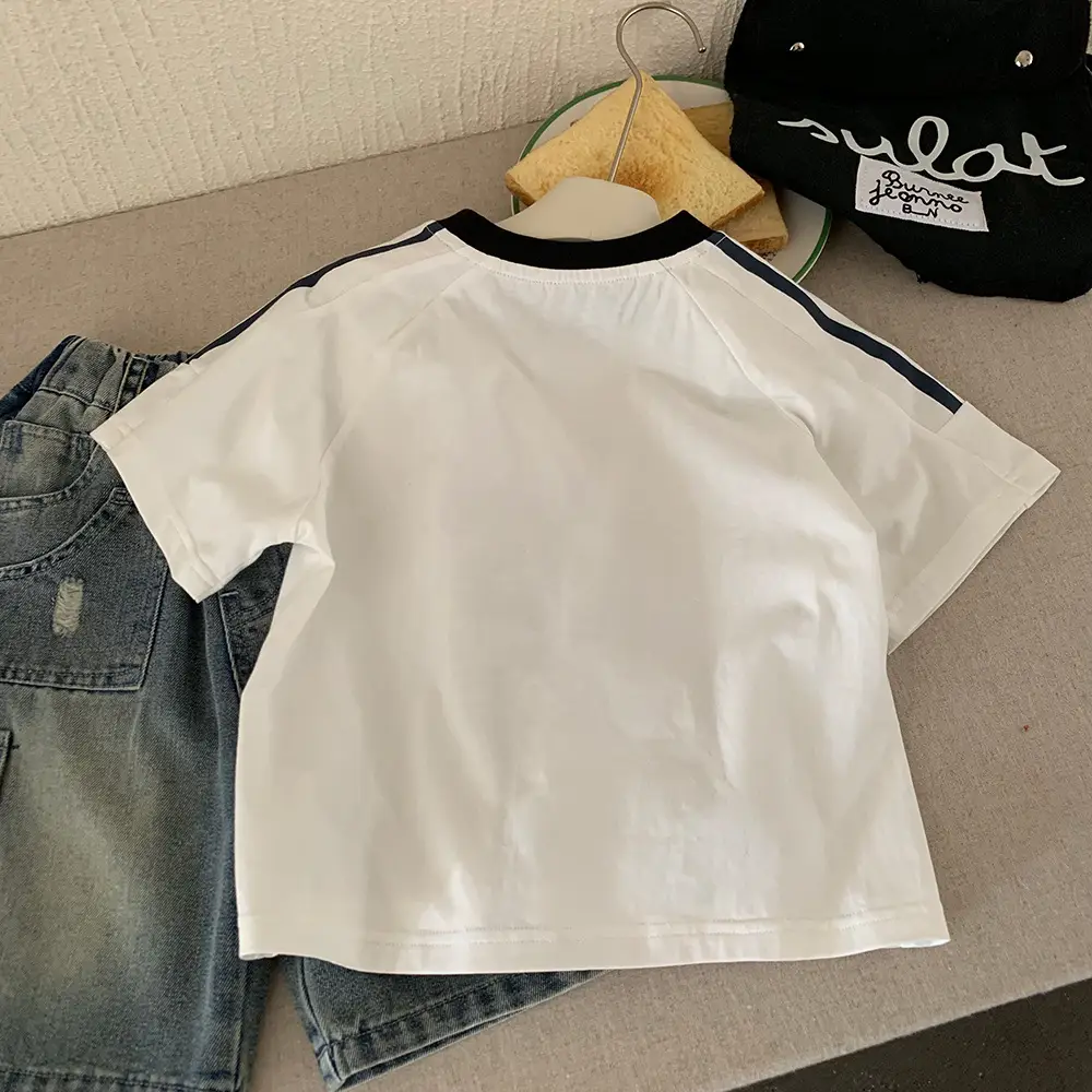 Boys White 2025 Ball T-Shirt Short Sleeve — feature 9