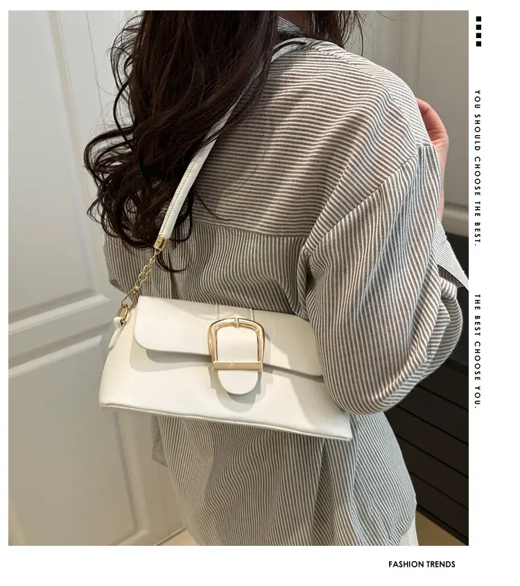 Brown Leather Underarm Bag for Women 2025 — feature 1