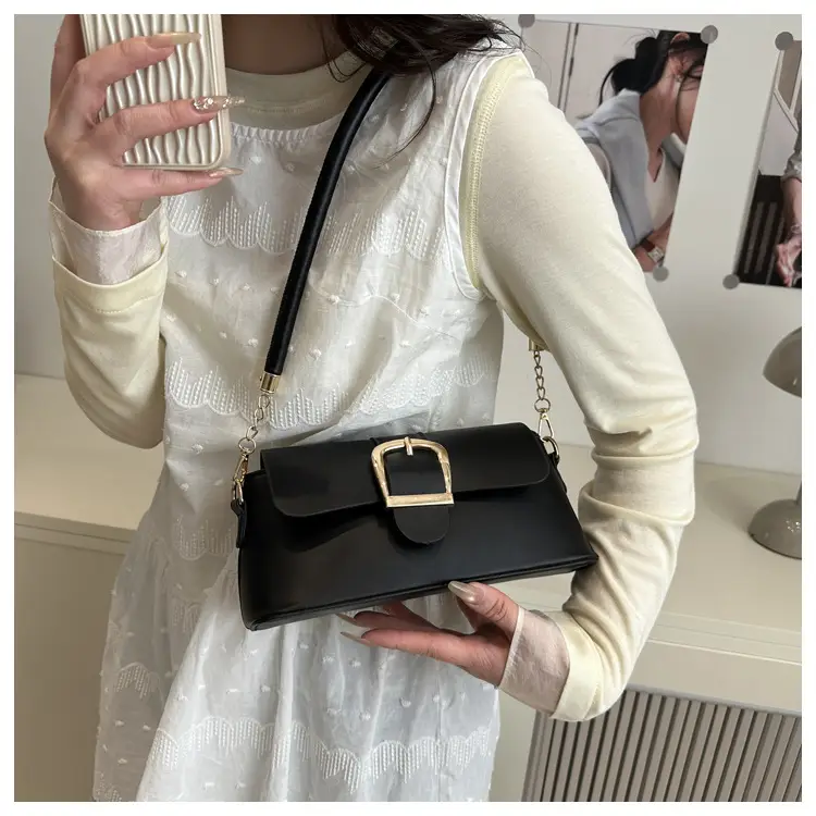 Brown Leather Underarm Bag for Women 2025 — feature 11