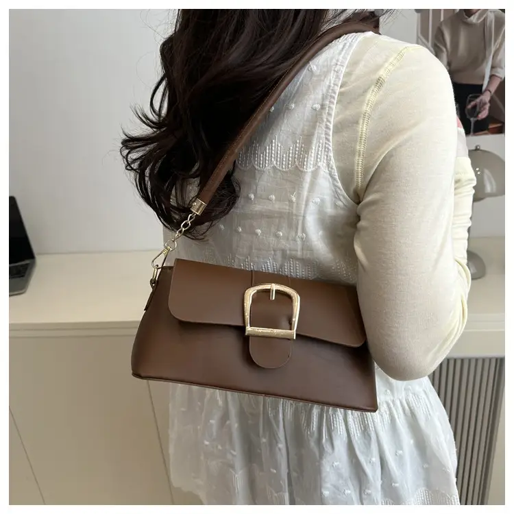 Brown Leather Underarm Bag for Women 2025 — feature 14