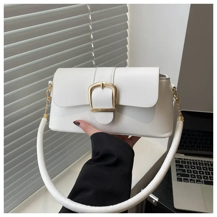 Brown Leather Underarm Bag for Women 2025 - Image 2