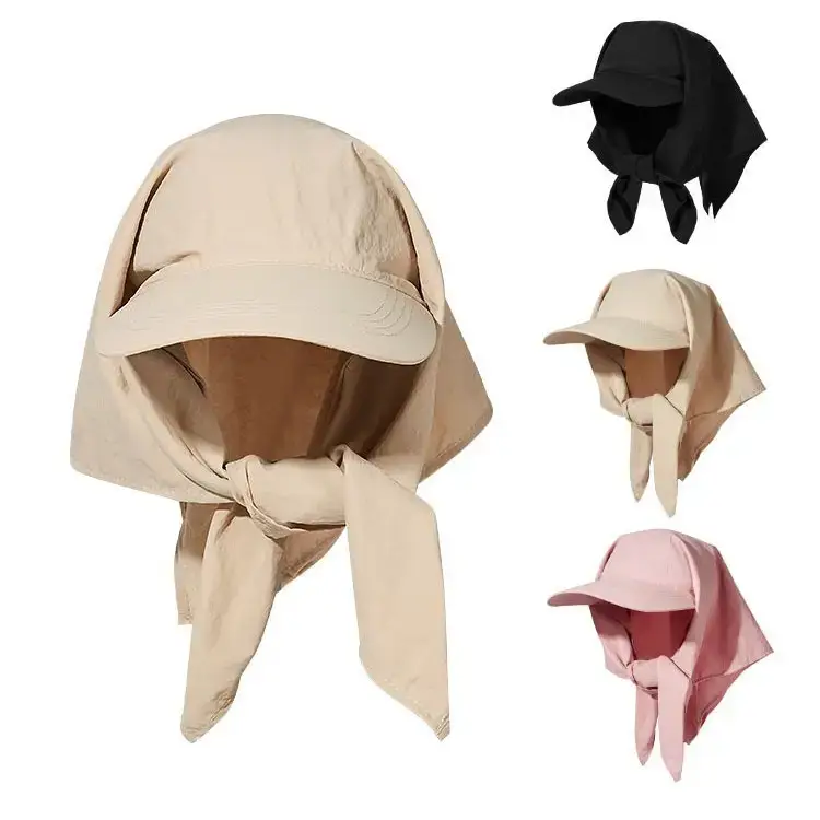 Windproof Headscarf Sunshade Hat for Outdoor Camping - Image 4