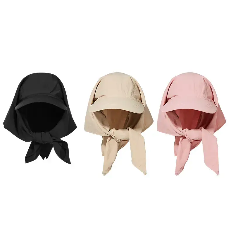 Windproof Headscarf Sunshade Hat for Outdoor Camping — feature 2