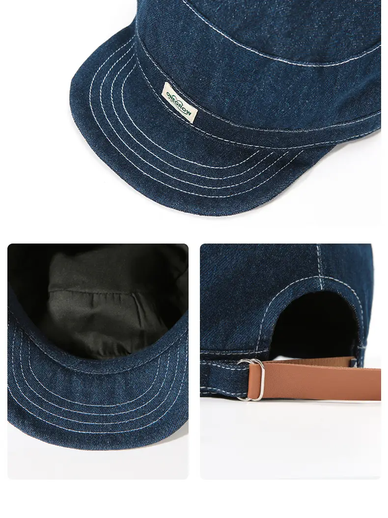 Women Denim Flat Cap Hat Retro Hip-hop South Korea — feature 7