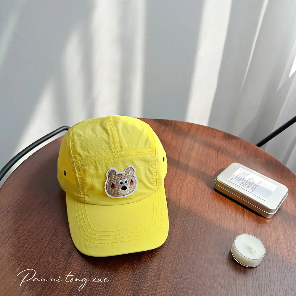 Children's Yellow Cartoon Cap Spring Summer Hat - Image 5