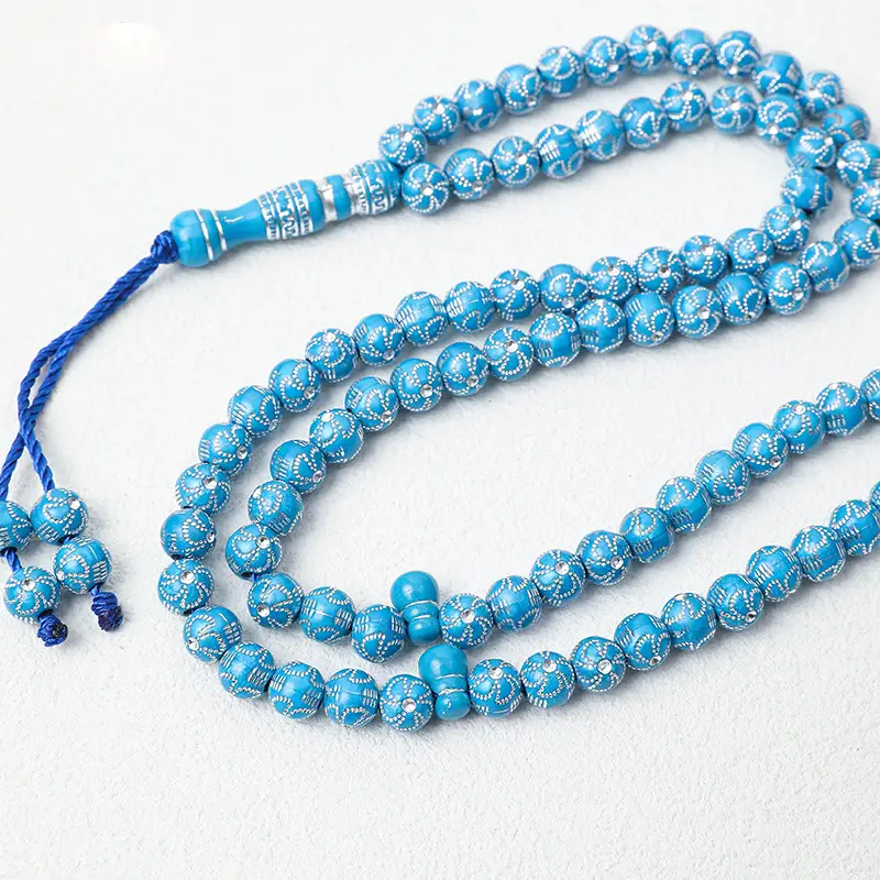Muslim Prayer Beads 99 Beads 8mm Middle Eastern Bracelet — feature 11
