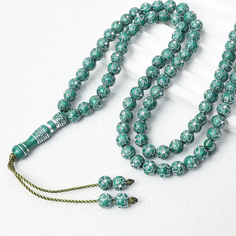 Muslim Prayer Beads 99 Beads 8mm Middle Eastern Bracelet — feature 9