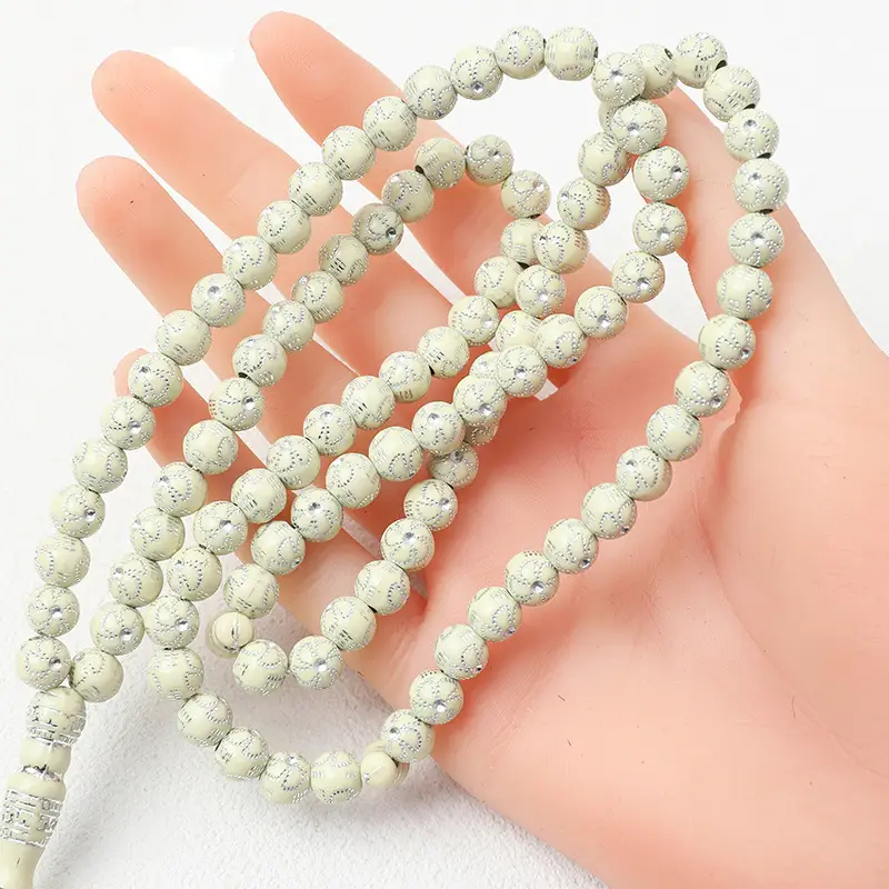 Muslim Prayer Beads 99 Beads 8mm Middle Eastern Bracelet - Image 4