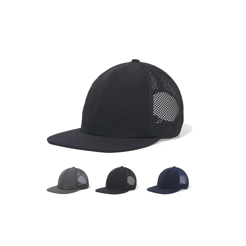 Men Sun Hat Mesh Cap Black Blue Gray Baseball Cap