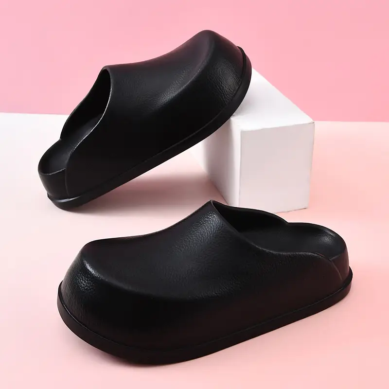 New Style Baotou Drag Women's Summer Outer Wear Non-slip Breathable Slippers EVA Thick Sole Wear-resistant Increased Non-stinky Foot Chef Shoes - Image 6