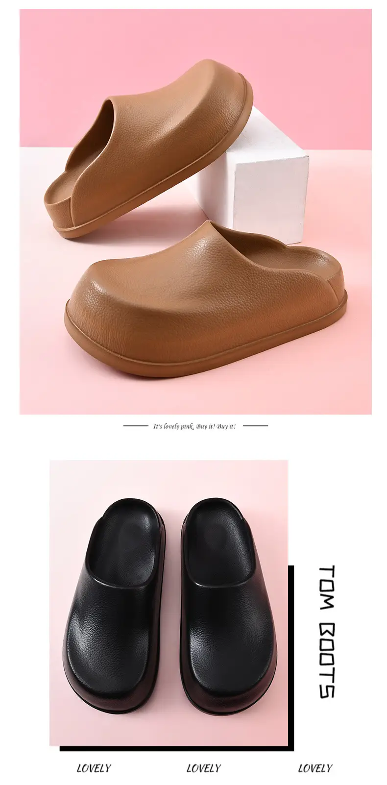New Style Baotou Drag Women's Summer Outer Wear Non-slip Breathable Slippers EVA Thick Sole Wear-resistant Increased Non-stinky Foot Chef Shoes — feature 12
