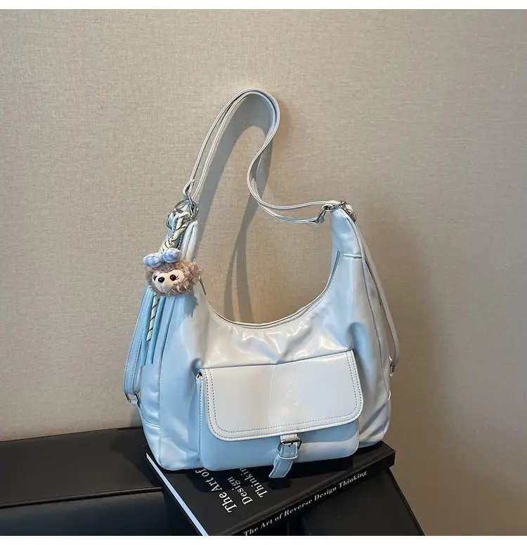 Black Crossbody Tote Bag for Women Large Capacity 2025 — feature 13