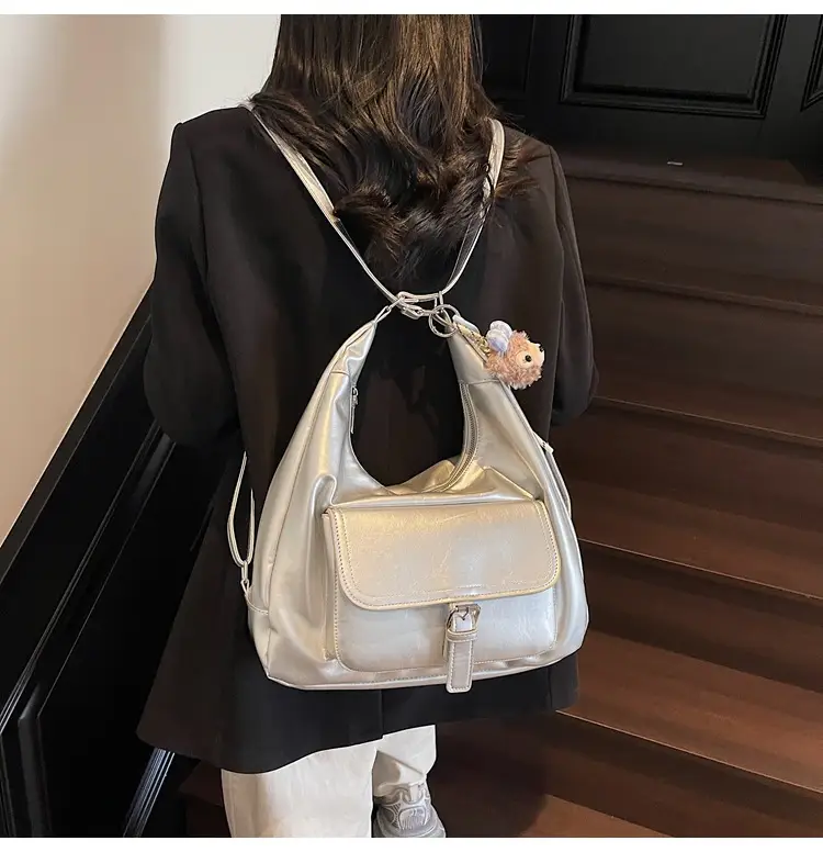 Black Crossbody Tote Bag for Women Large Capacity 2025 — feature 25