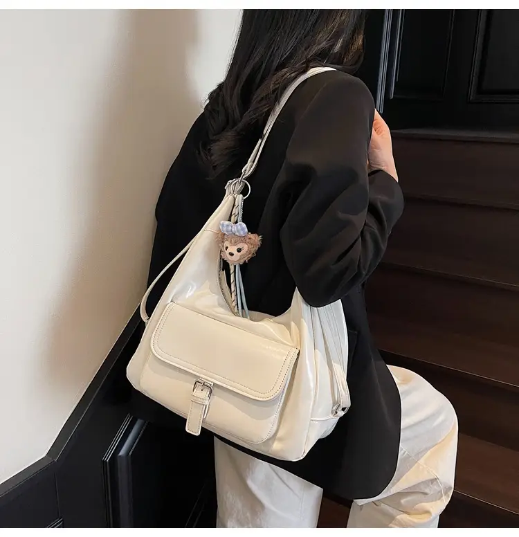 Black Crossbody Tote Bag for Women Large Capacity 2025 — feature 32