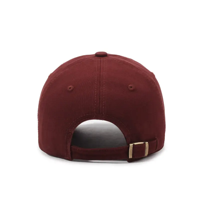 Women's Beige Washed Hole Embroidered Baseball Cap - Image 10