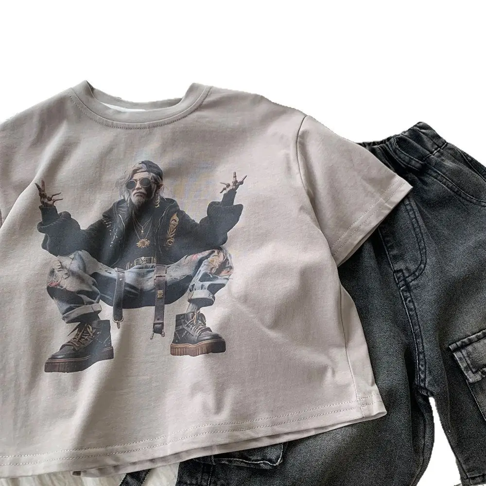 Kids Printed T-Shirt Boys 2025 Summer Casual Wear - Image 6