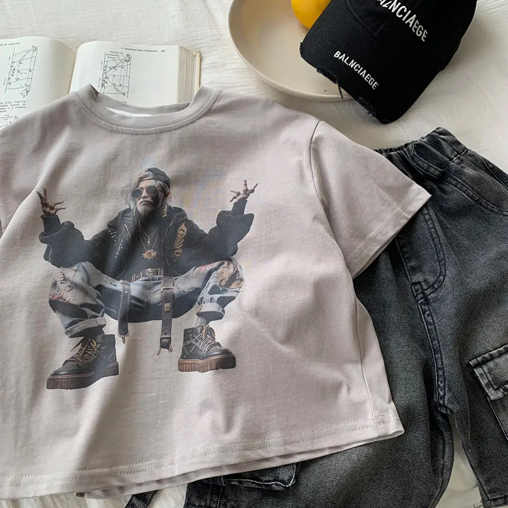 Kids Printed T-Shirt Boys 2025 Summer Casual Wear — feature 6