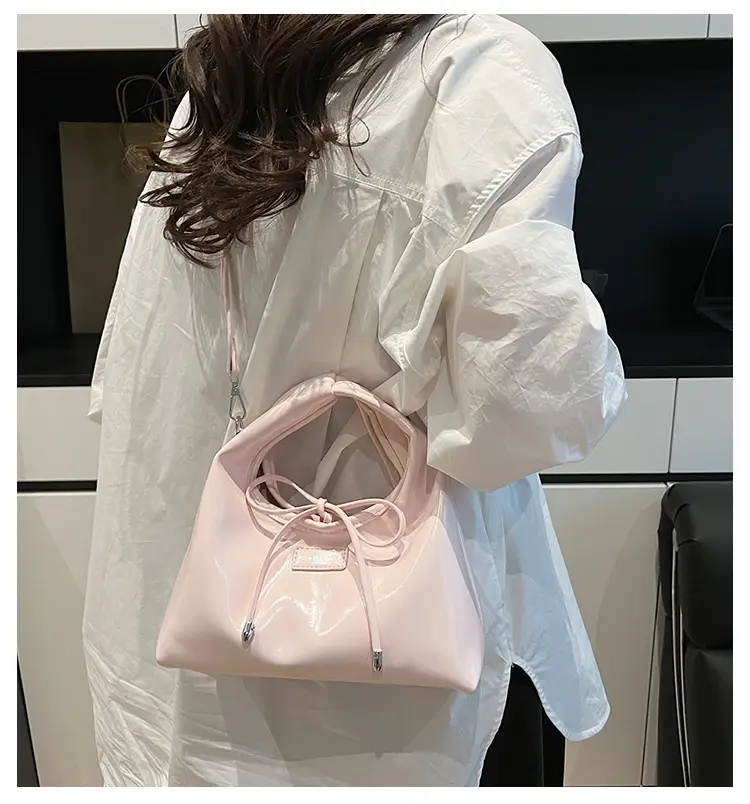 Pink Bow Bag for Women 2025 Spring Korean Fashion — feature 1