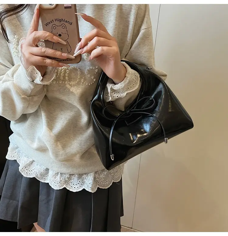 Pink Bow Bag for Women 2025 Spring Korean Fashion — feature 22