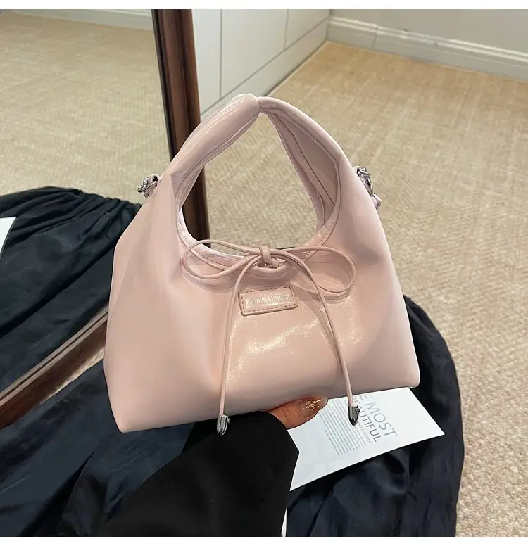 Pink Bow Bag for Women 2025 Spring Korean Fashion — feature 25