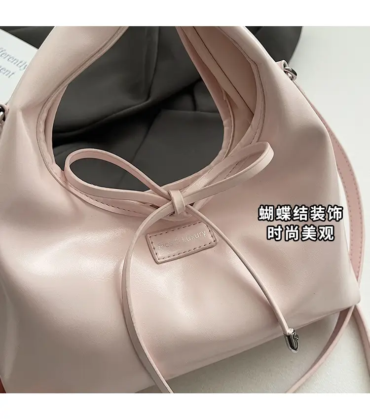 Pink Bow Bag for Women 2025 Spring Korean Fashion — feature 6