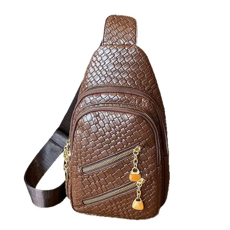 Elegant Black Croc Leather Crossbody Bag for Women - Image 9