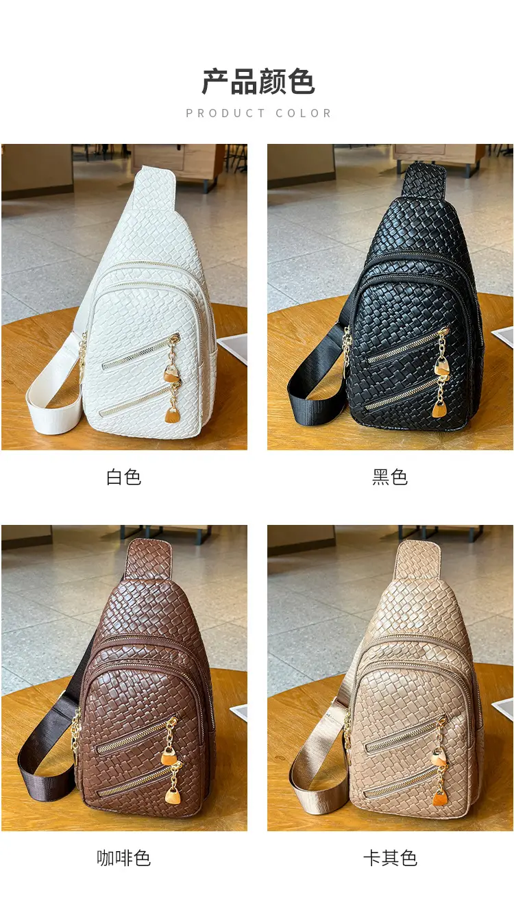 Elegant Black Croc Leather Crossbody Bag for Women — feature 5