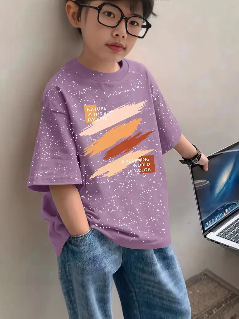 Boys Pure Cotton Half Sleeve T-Shirt Summer 2025 - Image 20