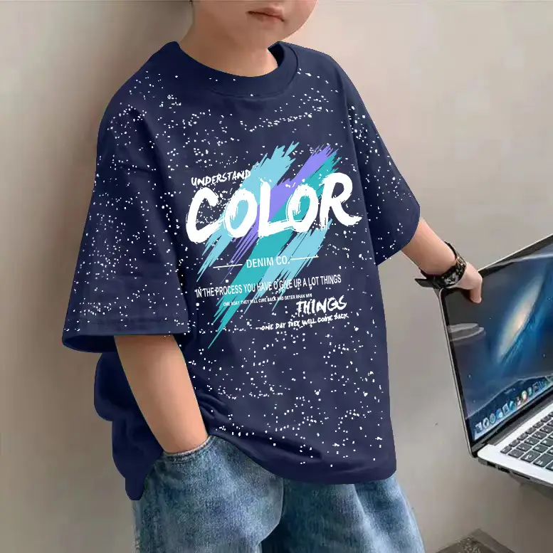 Boys Pure Cotton Half Sleeve T-Shirt Summer 2025 - Image 11