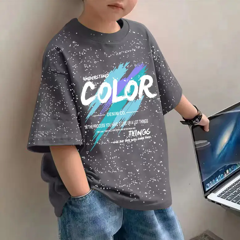 Boys Pure Cotton Half Sleeve T-Shirt Summer 2025 - Image 12