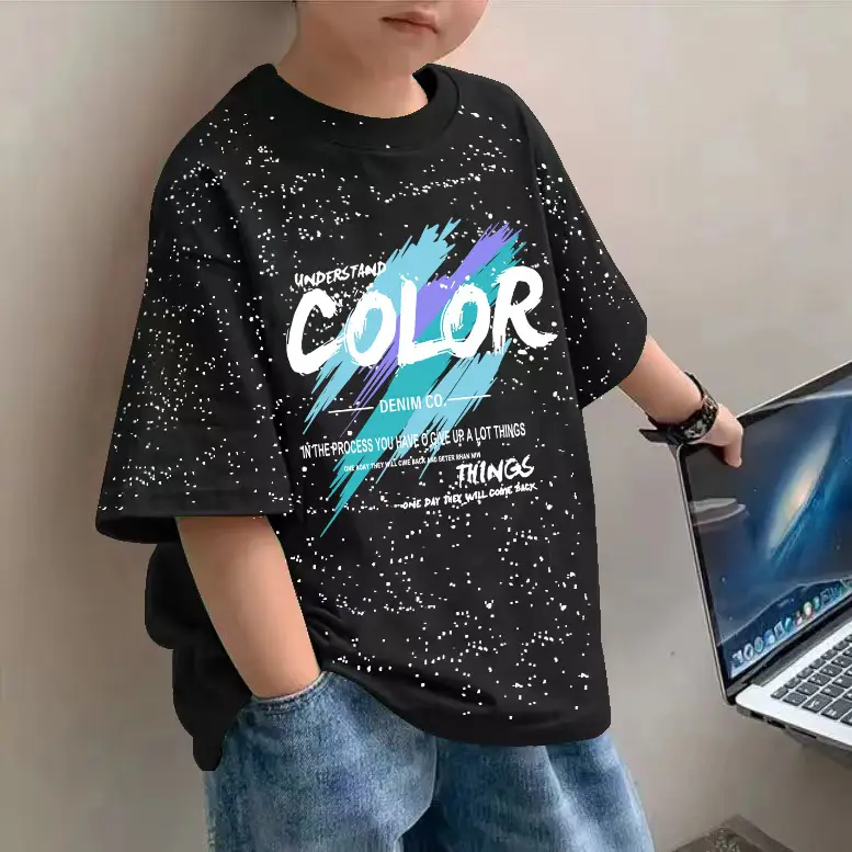 Boys Pure Cotton Half Sleeve T-Shirt Summer 2025 - Image 13