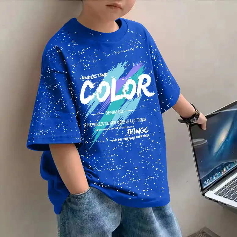 Boys Pure Cotton Half Sleeve T-Shirt Summer 2025 - Image 14