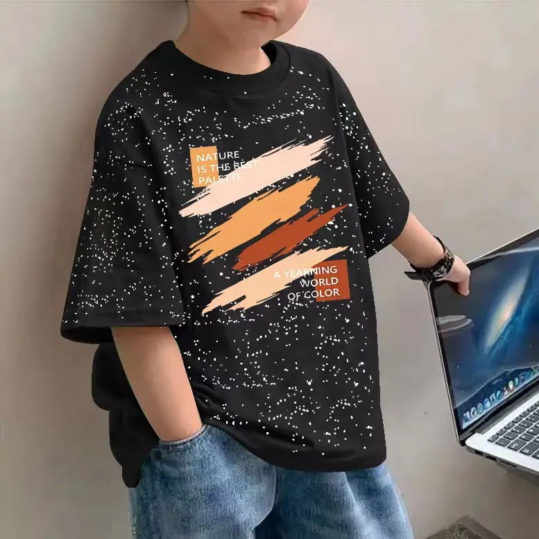 Boys Pure Cotton Half Sleeve T-Shirt Summer 2025 - Image 3