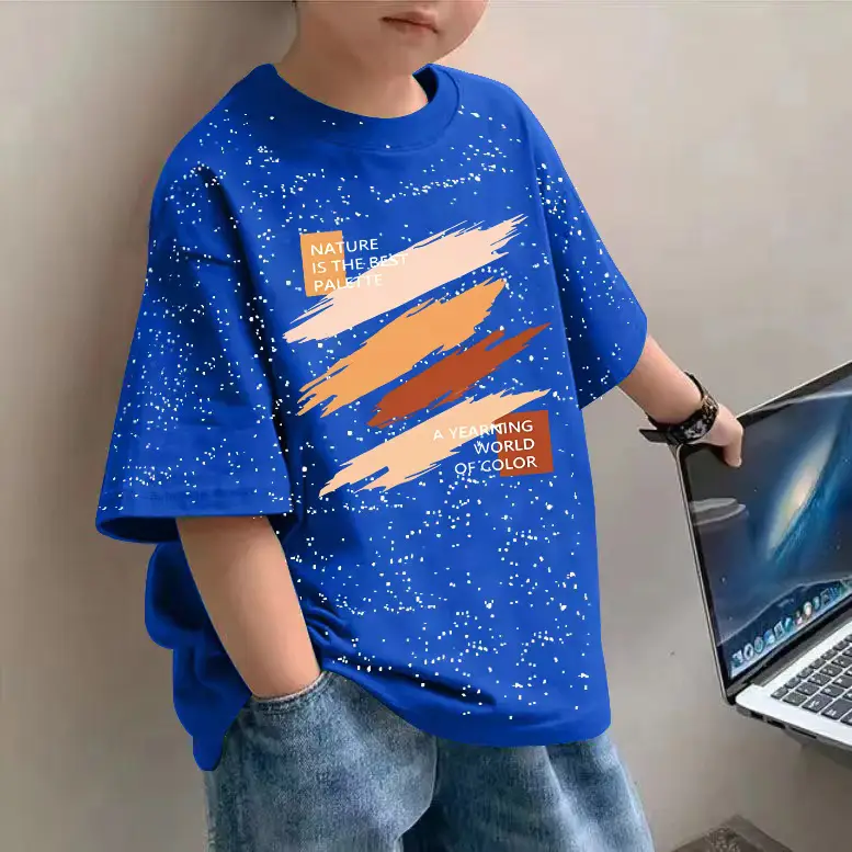 Boys Pure Cotton Half Sleeve T-Shirt Summer 2025 - Image 4