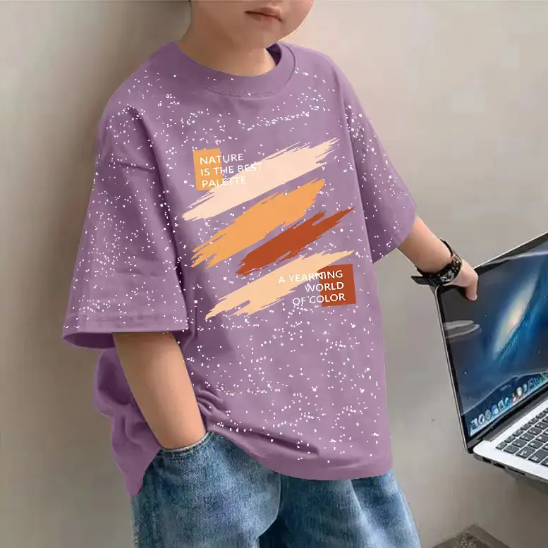 Boys Pure Cotton Half Sleeve T-Shirt Summer 2025 - Image 5