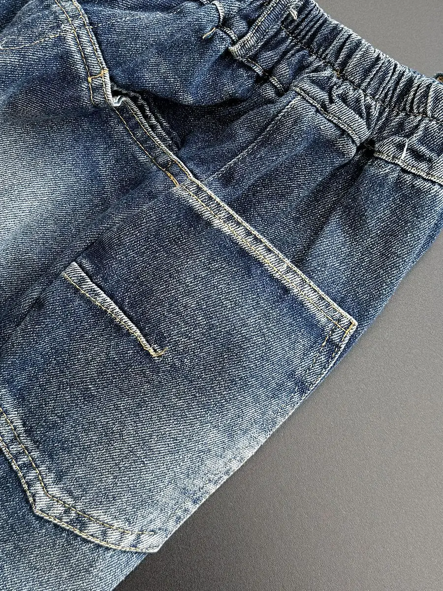 Children Denim Shorts 2026 Summer Boys Blue - Image 6