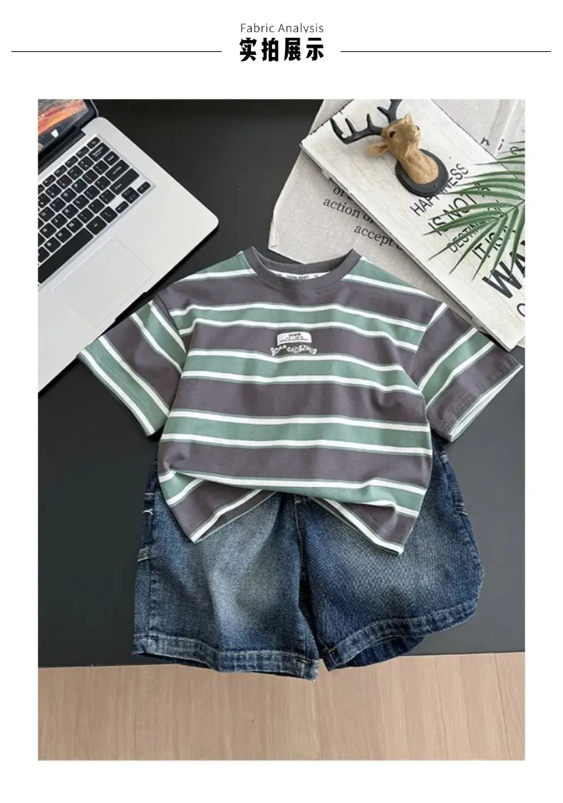 Children Denim Shorts 2026 Summer Boys Blue — feature 10