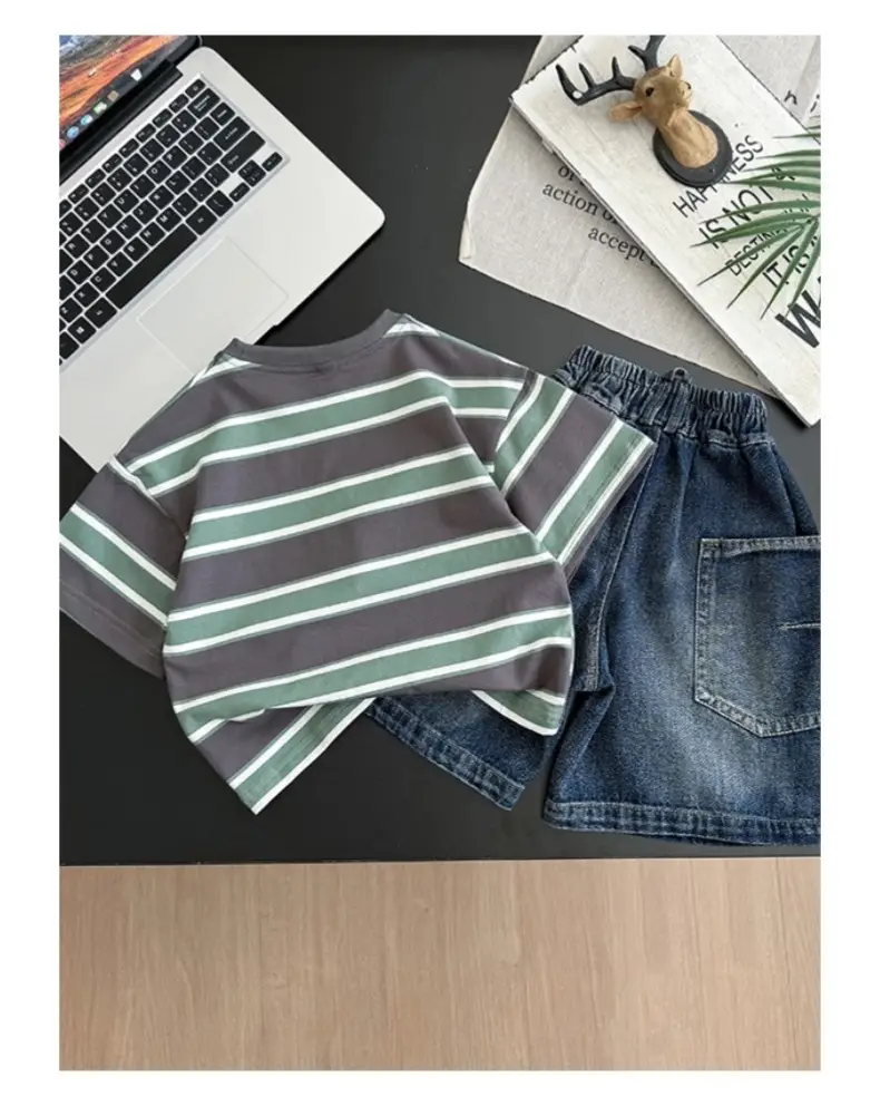 Children Denim Shorts 2026 Summer Boys Blue — feature 13