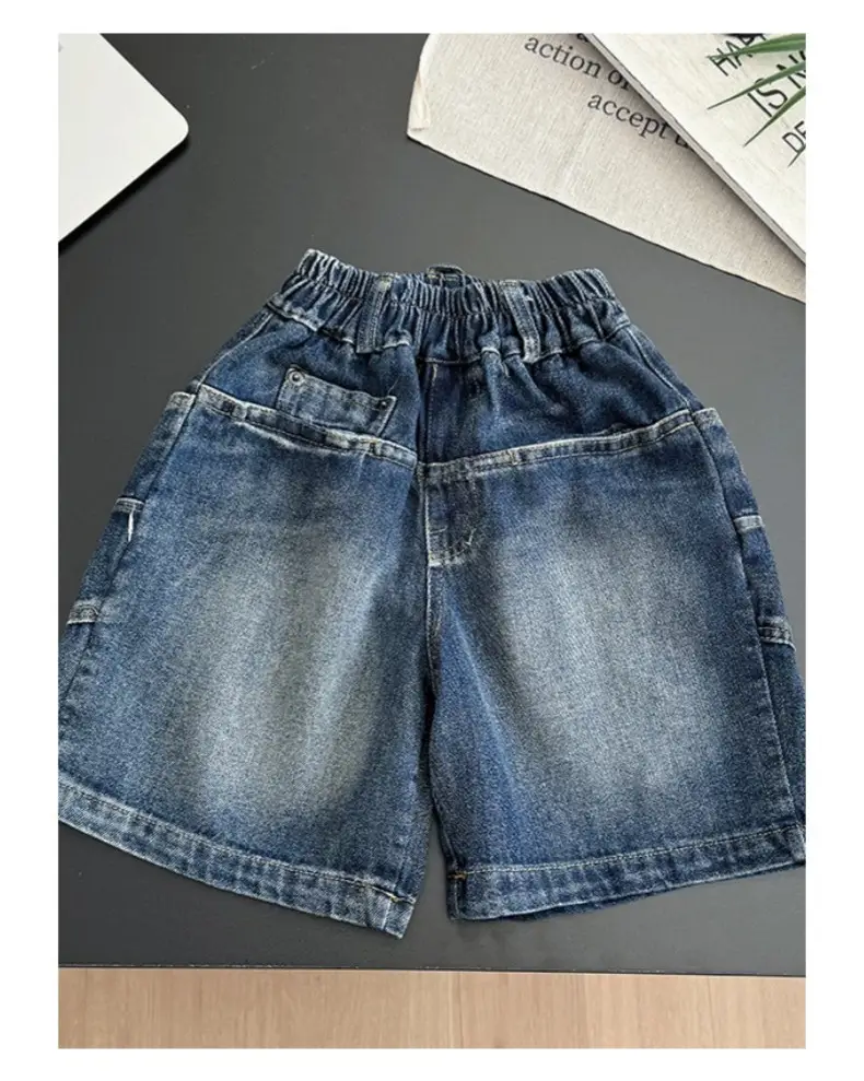 Children Denim Shorts 2026 Summer Boys Blue — feature 16